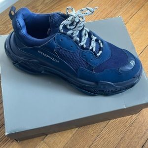 Midnight Blue Balenciagas. Mens Size 13